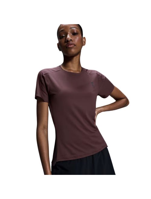 Camiseta On Running Performance-T Feminina - Bordô