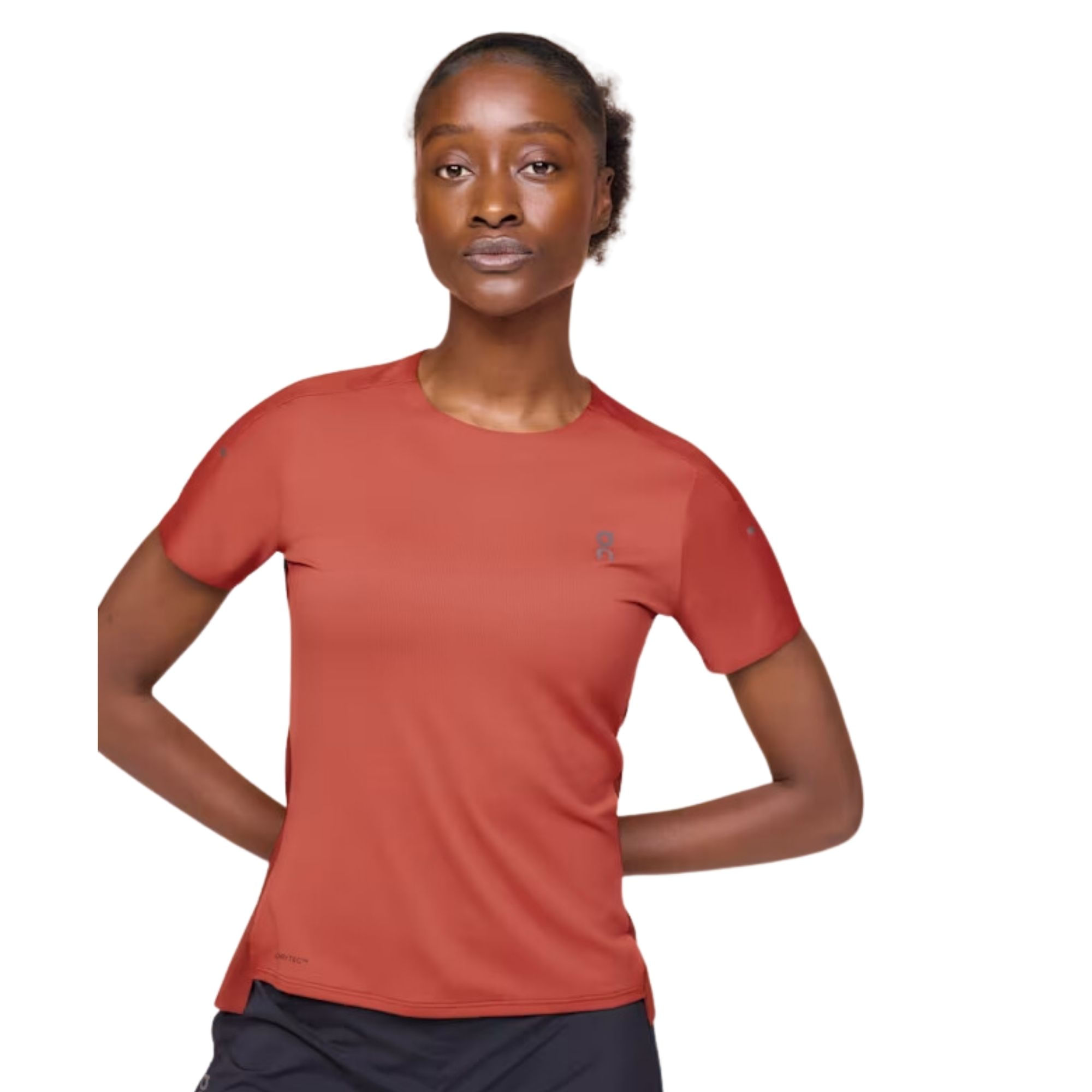 Camiseta On Running Performance-T Feminina - Marrom