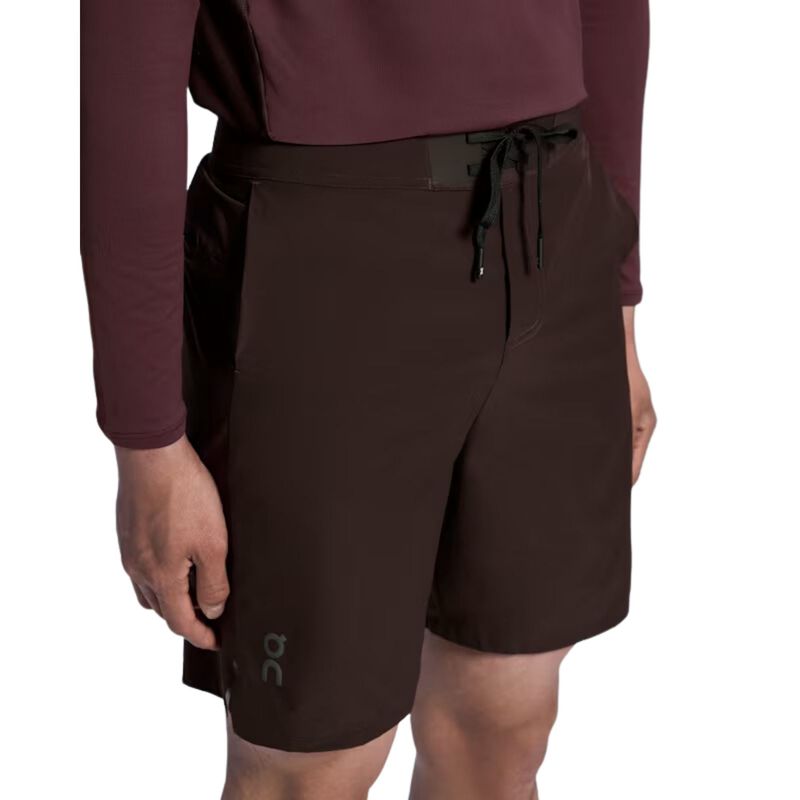 shorts-on-running-performance-hybrid-masculino-marrom