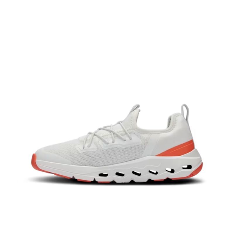 tenis-on-running-cloudleap-infantil-branco-laranja