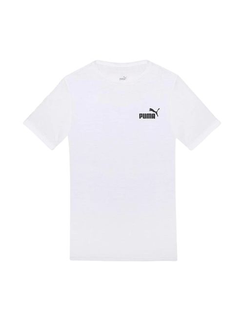 Camiseta Puma Essentials Small Logo Masculina - Branca