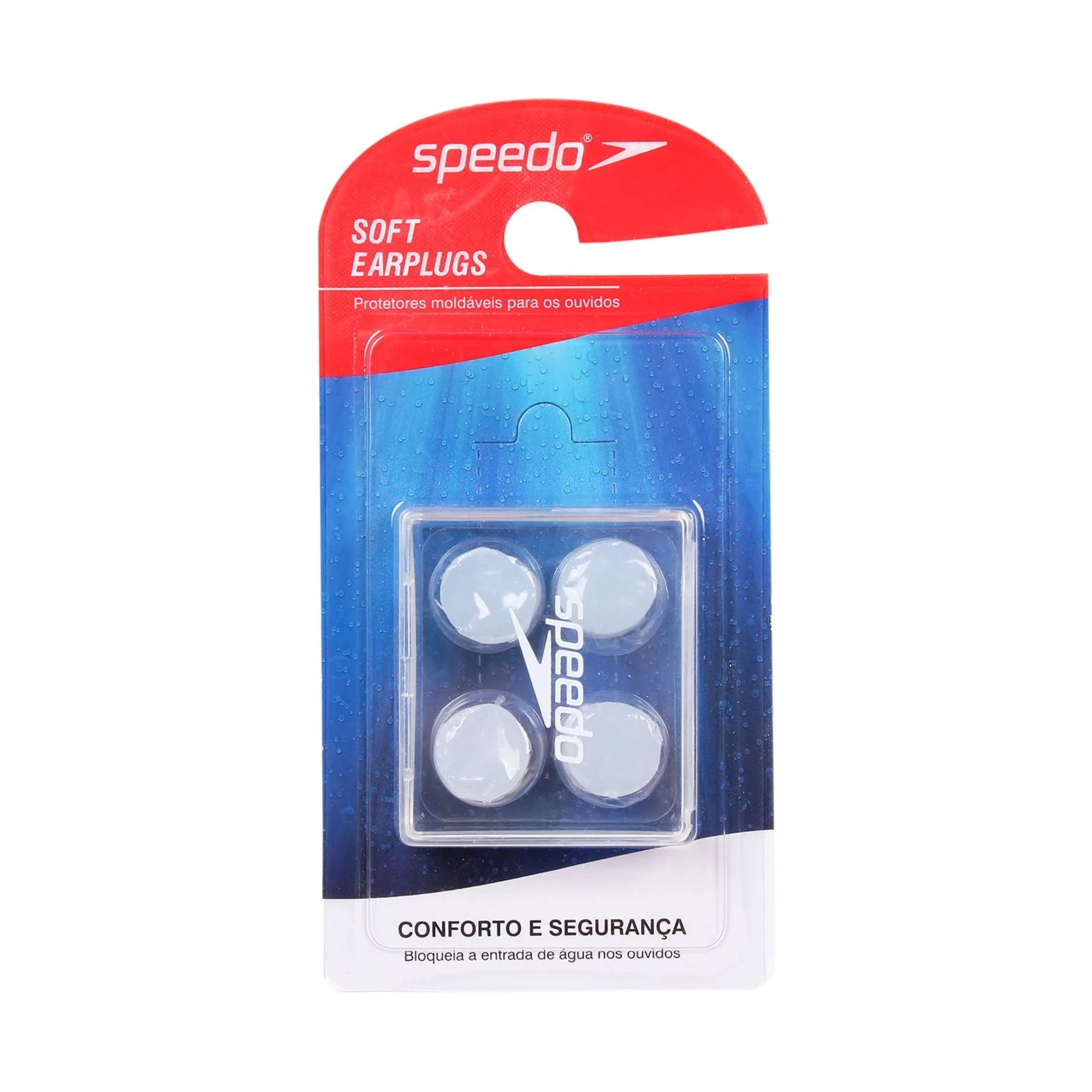 Protetor De Ouvidos Speedo Silicone Earplugs Unissex - Transparente