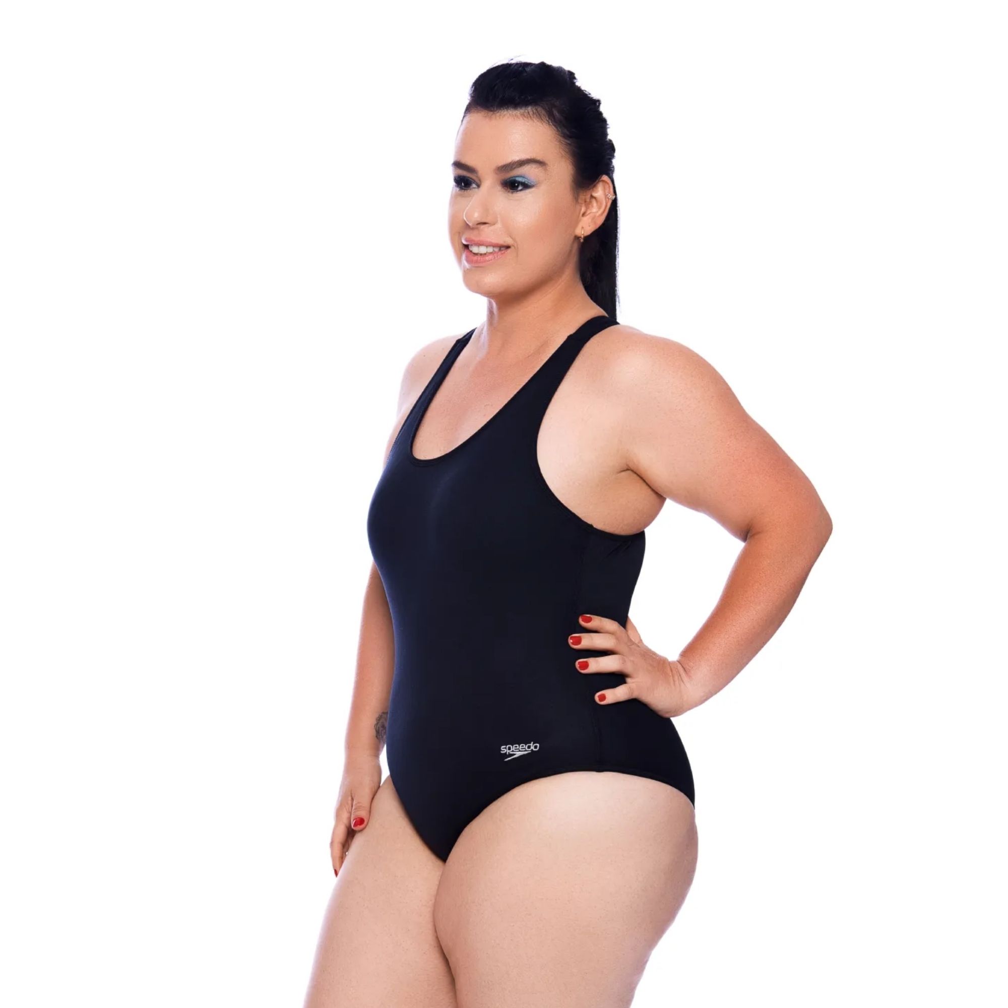 Maiô Speedo Maillot Supportive Feminino - Preto
