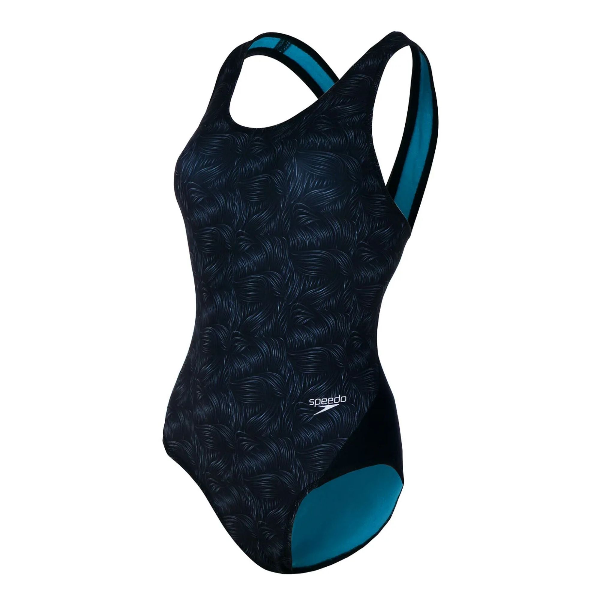 Maiô Speedo Alça Larga Alpes Feminino - Azul