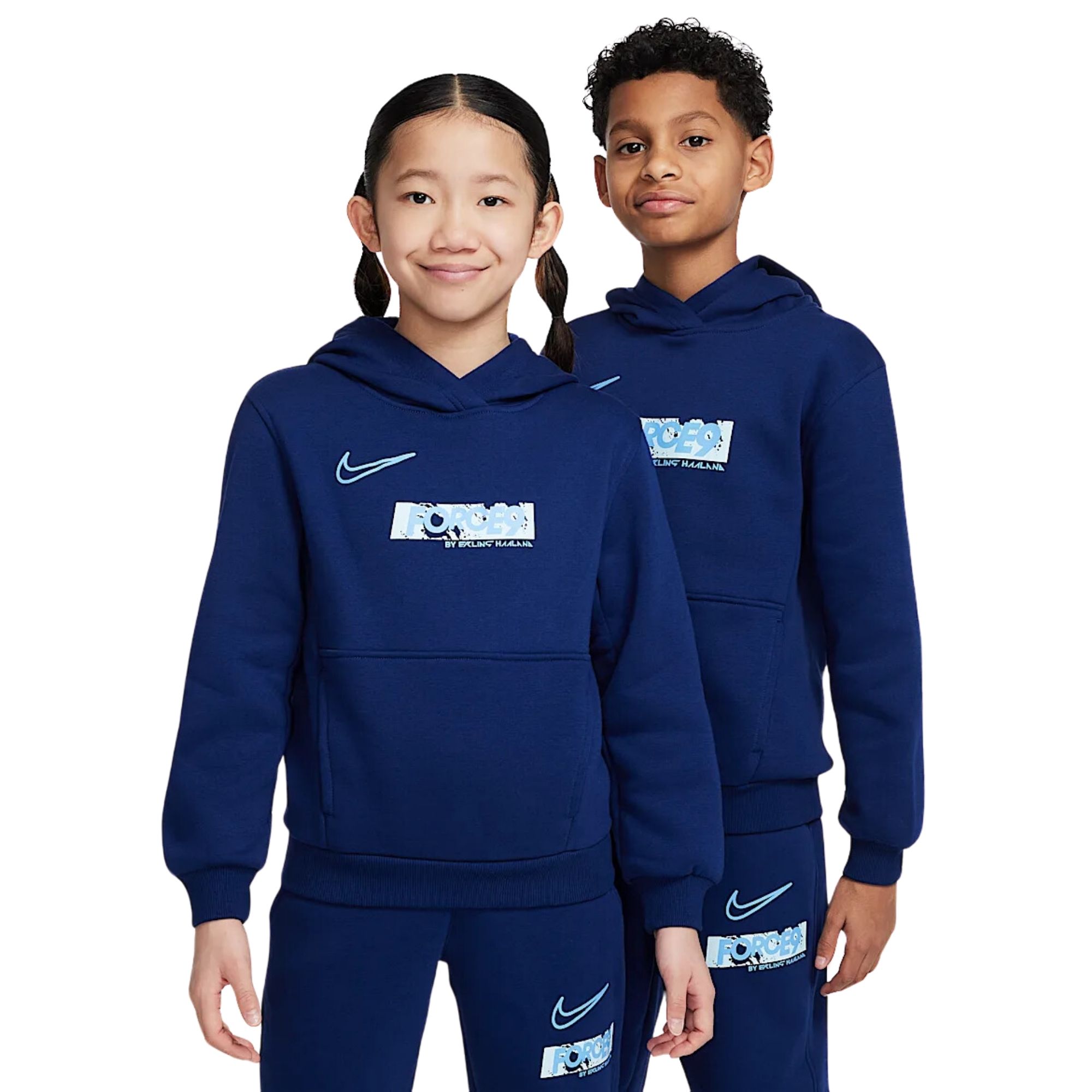 Blusão Nike Club Erling Haaland Infantil - Azul