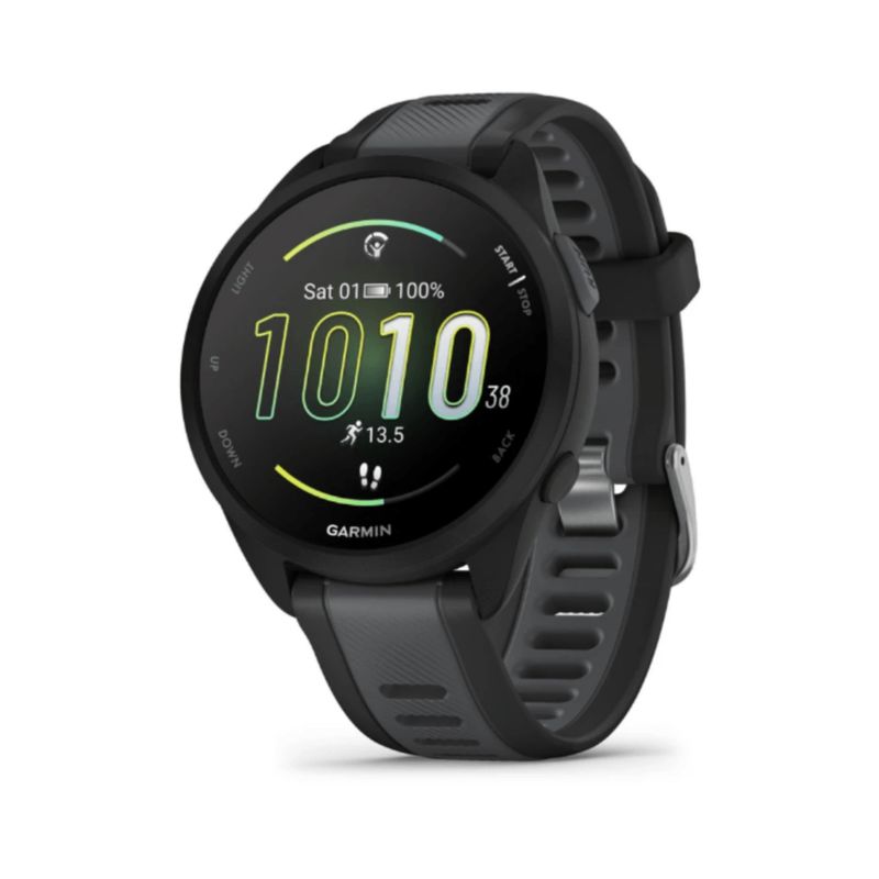 Relogio-Monitor-Cardiaco-Garmin-Forerunner-165-Music-Unissex---Preto-Cinza