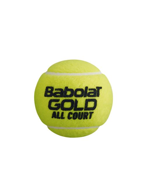Bola de Tênis Babolat Gold All Court X4 Unissex - Amarela