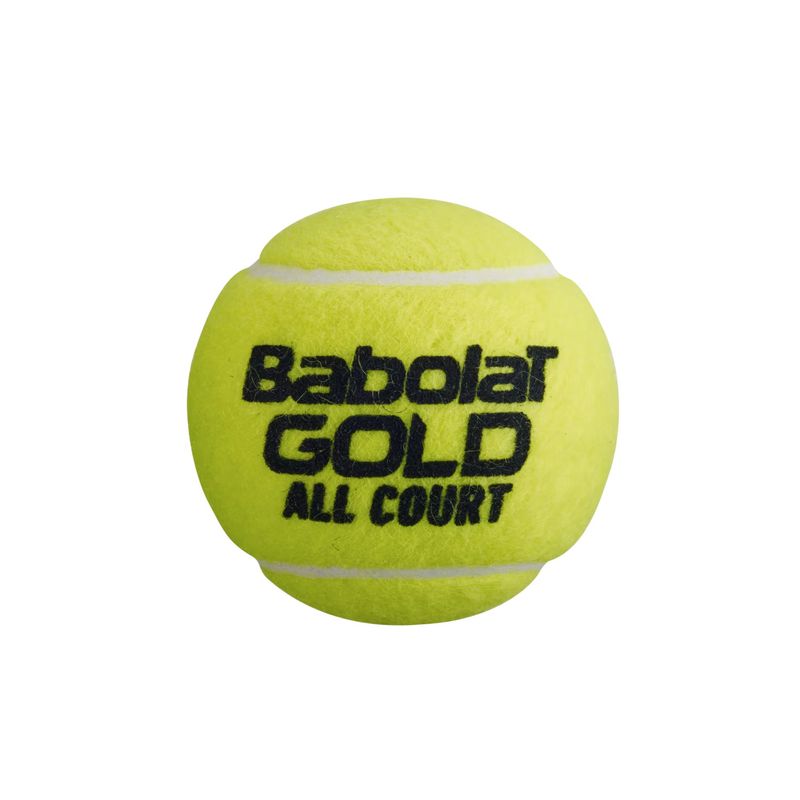 Bola-De-Tenis-Babolat-Gold-All-Court-X4-Unissex---Amarela