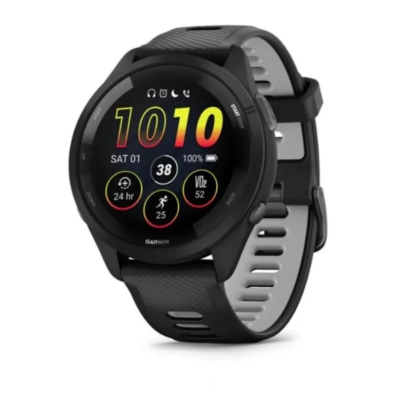 Relogio-Monitor-Cardiaco-Garmin-Forerunner-265-Unissex---Preto