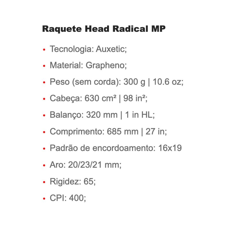 Raquete-De-Tenis-Head-Radical-Mp-Unissex---Laranja