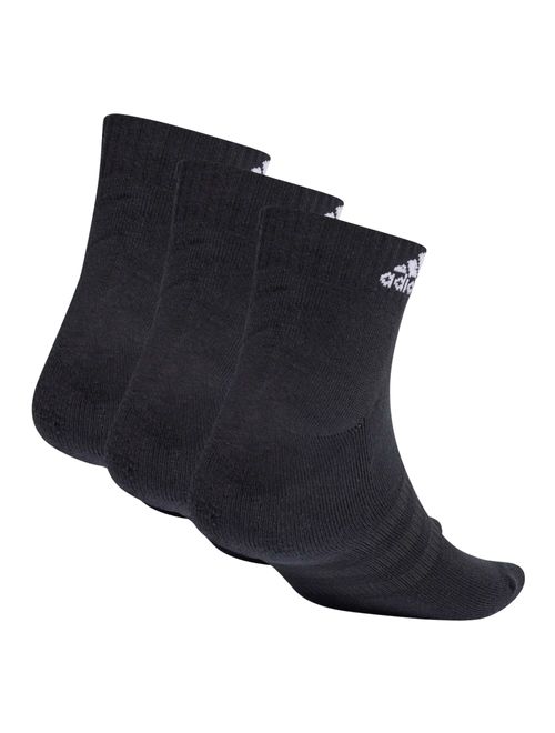 Kit Meias Adidas Sportswear Ankle 3 Pares Unissex - Preta