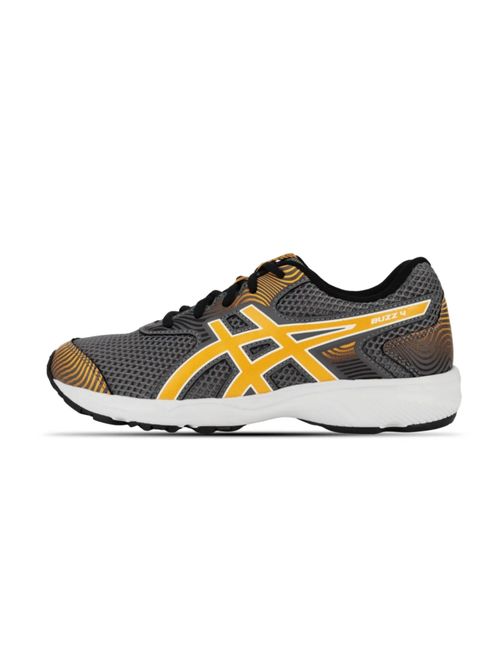 Tênis Asics Buzz 4 Infantil - Preto/Amarelo