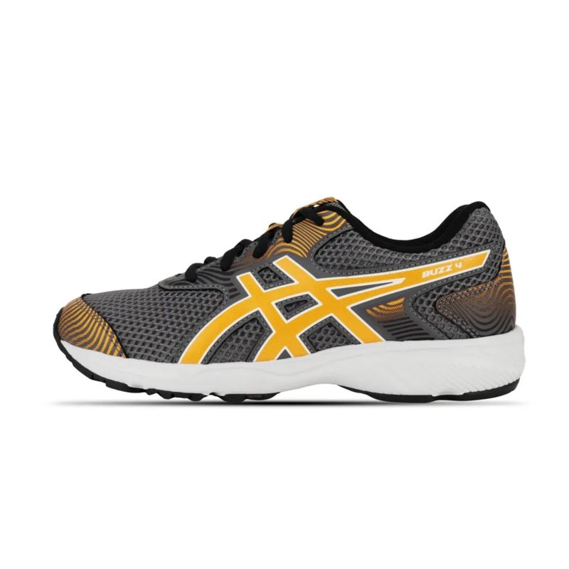 tenis-asics-buzz-4-infantil-preto-amarelo