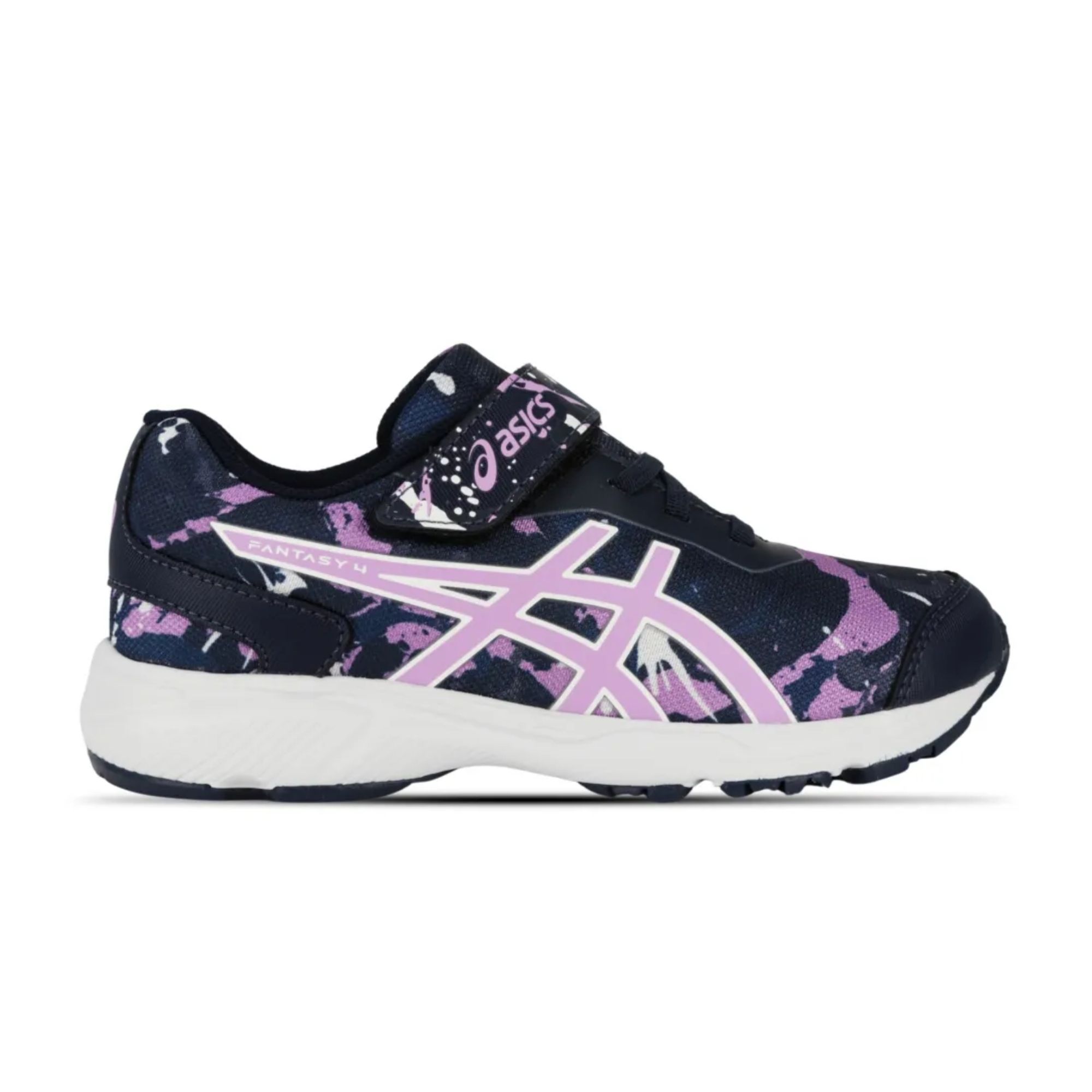Tênis Asics Fantasy 4 Infantil - Marinho/Rosa