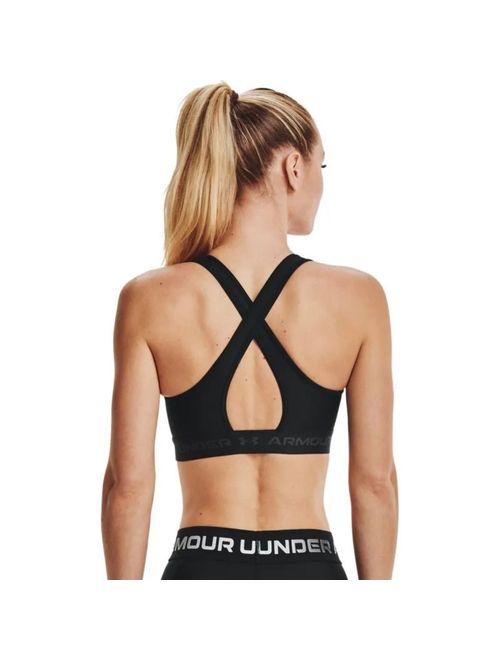 Top Under Armour Crossback Mid Bra Feminino - Preto