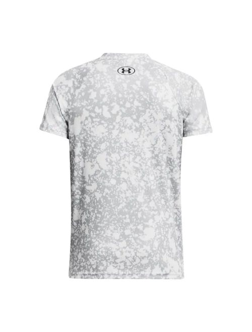 Camiseta Under Armour Treino Tech Printed Infantil - Cinza