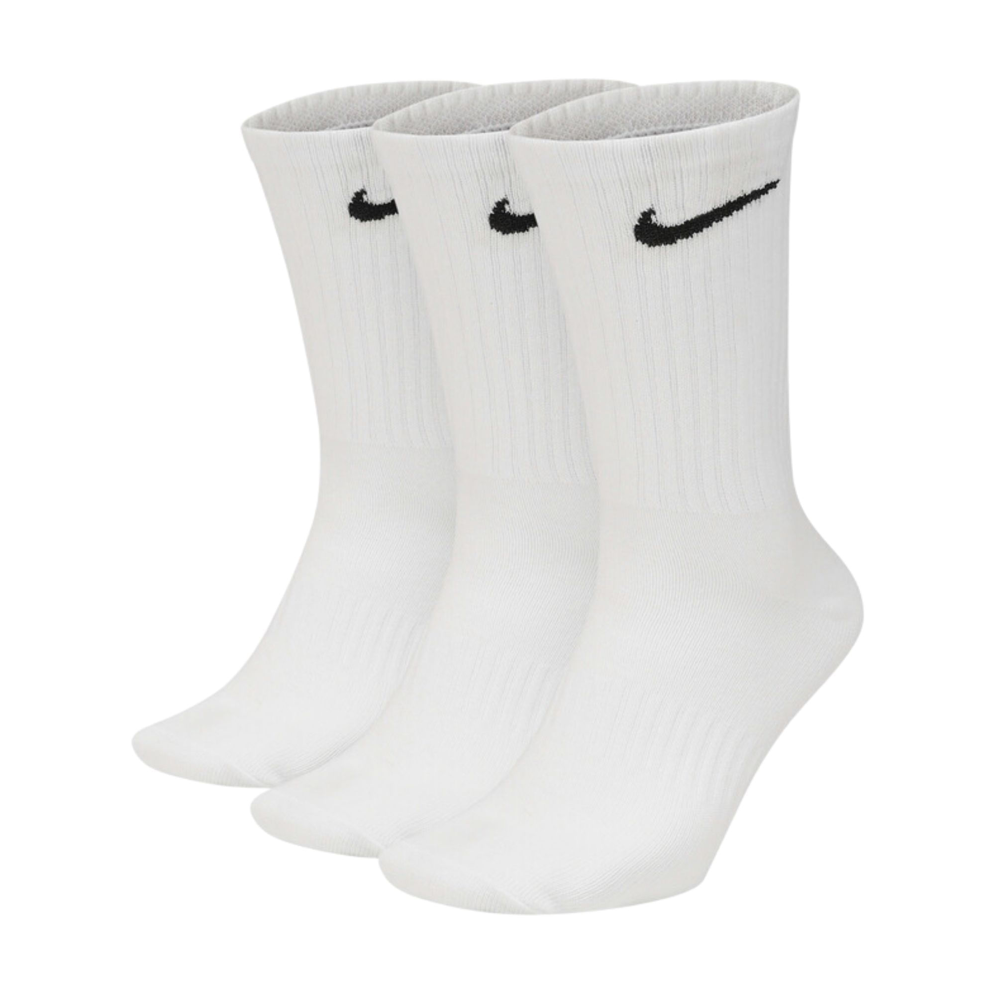 Kit Meia Nike Everyday Lightweight 3 Pares Masculina - Branca