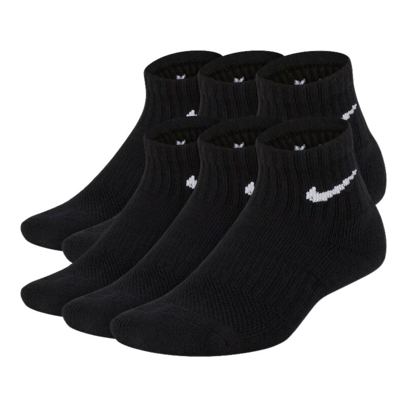 kit-meia-nike-everyday-cush-ankl-6-pares-infantil-preta