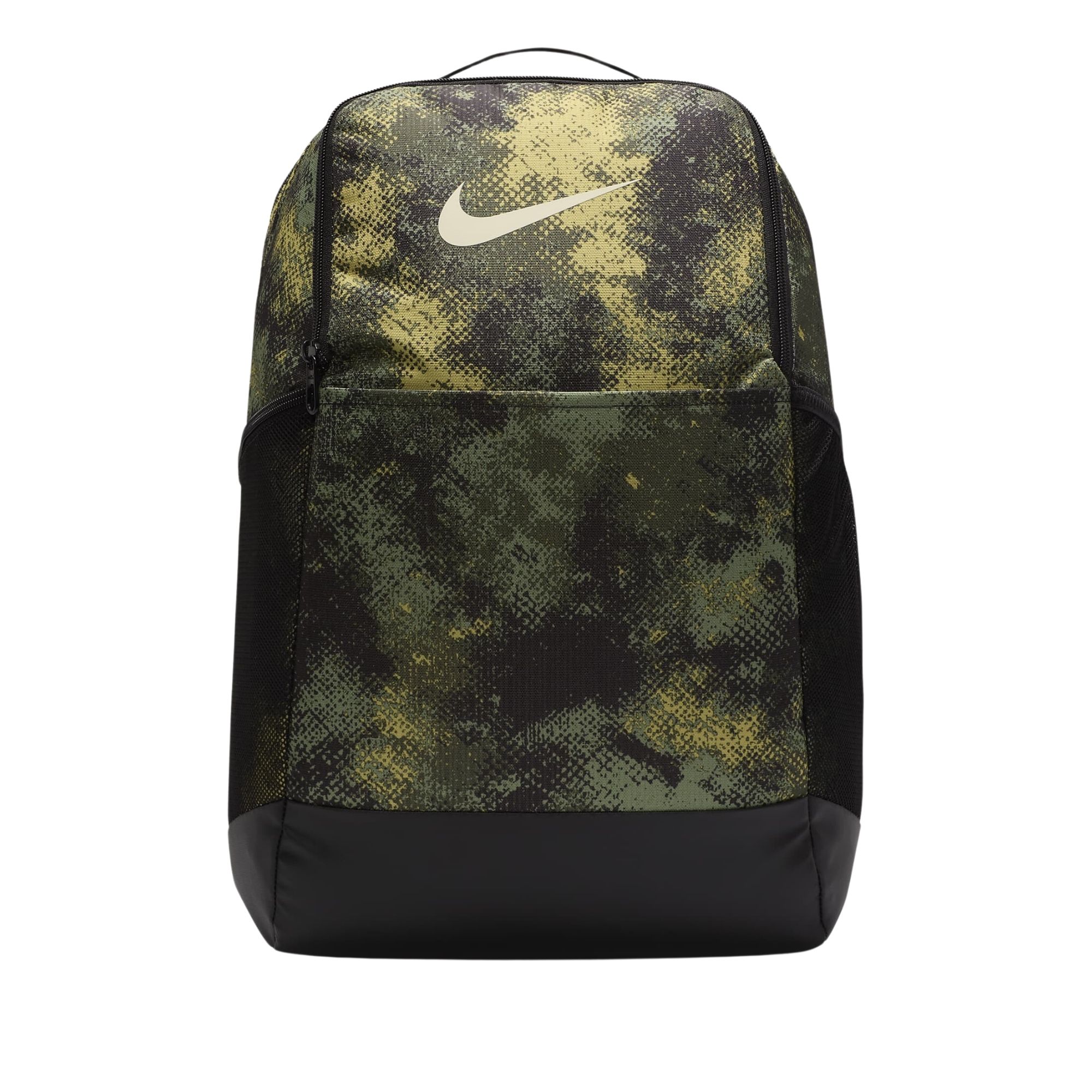 Mochila Nike Brasilia 24L Masculina - Preta/Verde Militar