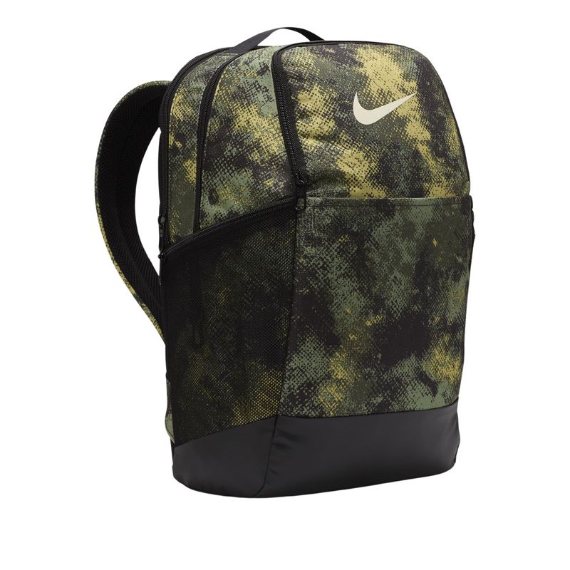 mochila-nike-brasilia-24l-masculina-preta-verde-militar