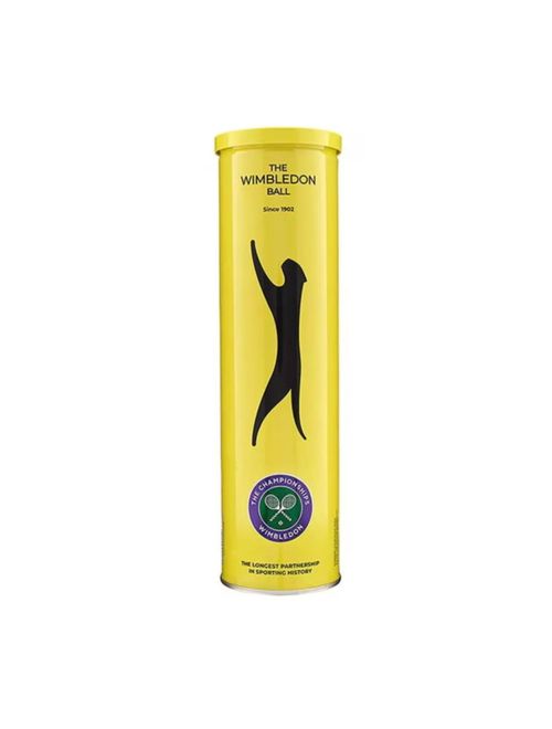 Bola de Tênis Slazenger Wimbledon Oficial Tubo Com 4 Unidades Unissex - Verde