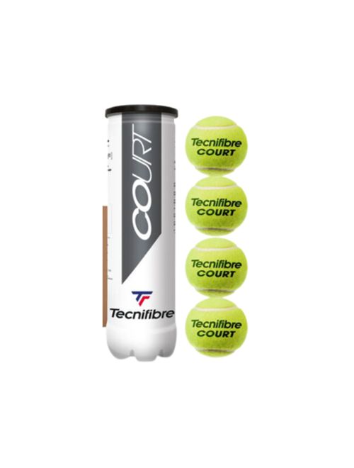 Bola de Tênis Tecnifibre Bipacks X 4 Unissex - Verde