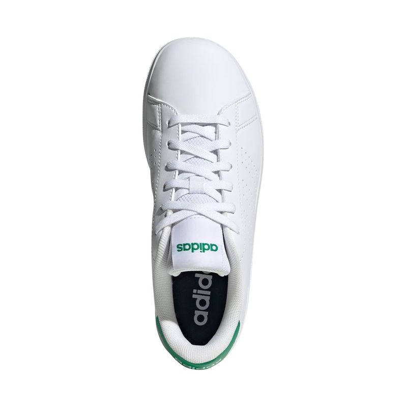 tenis-adidas-advantage-base-2.0-infantil-branco-verde