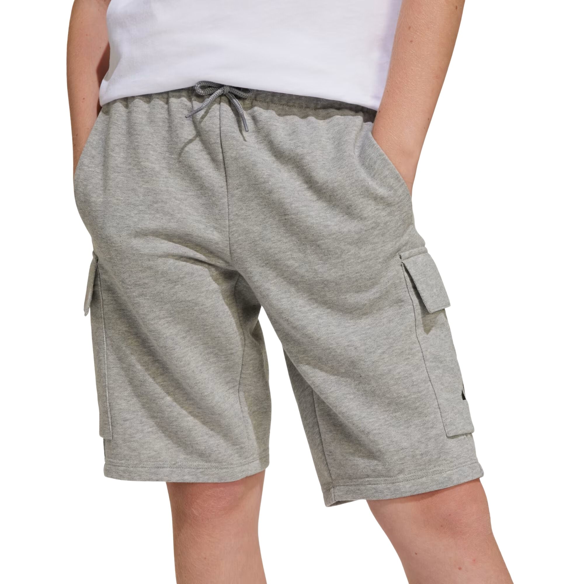 Shorts Cargo Adidas Essencial Infantil - Cinza