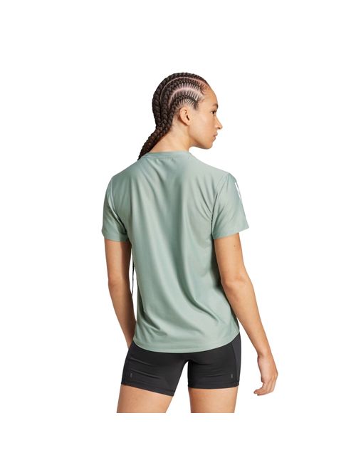 Camiseta Adidas Own The Run Base Feminina - Verde