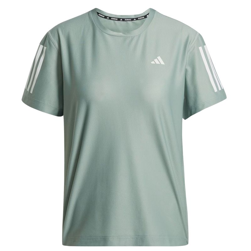 camiseta-adidas-own-the-run-base-feminina-verde