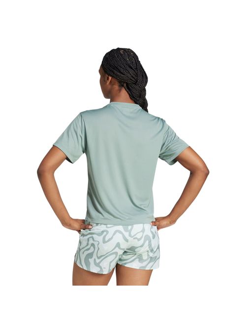 Camiseta Adidas Run It Brand Love Feminina - Verde