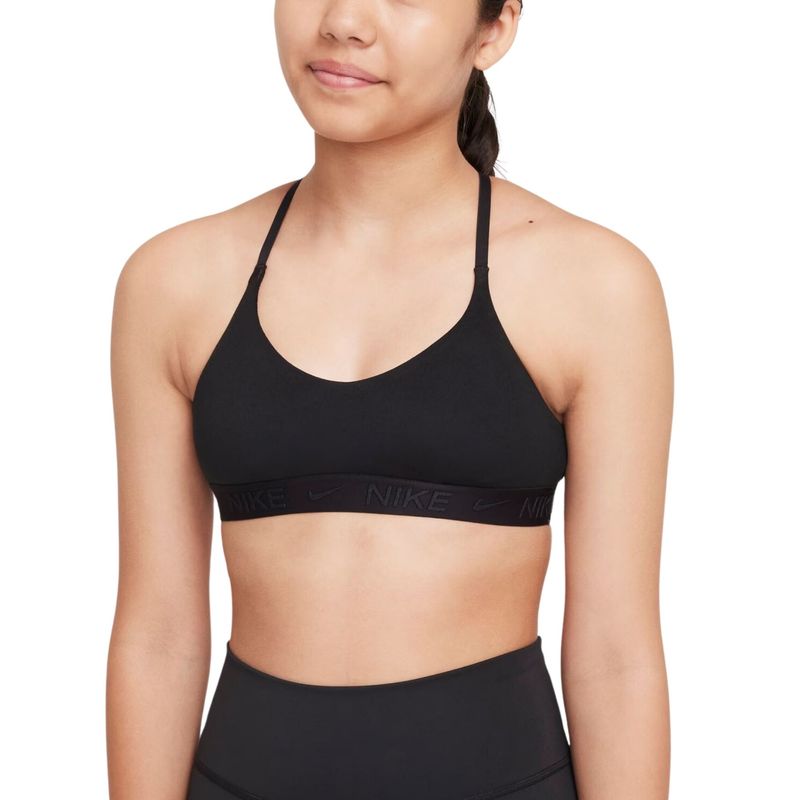 top-nike-dri-fit-indy-infantil-preto