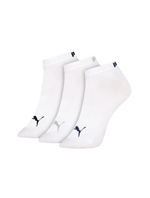 Kit Meias Sapatilha Puma 3 Pares Feminina - Branca