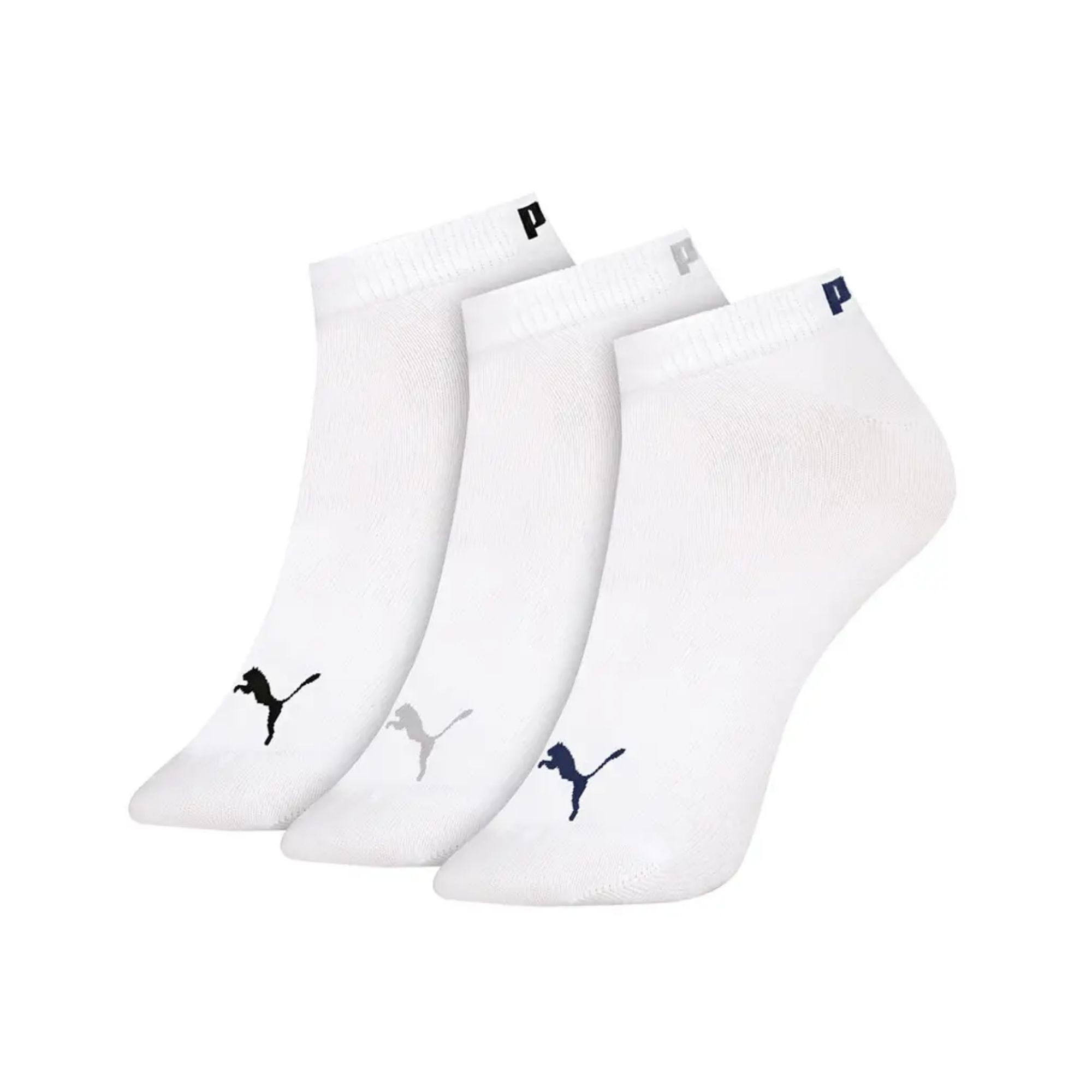 Kit Meias Sapatilha Puma 3 Pares Feminina - Branca