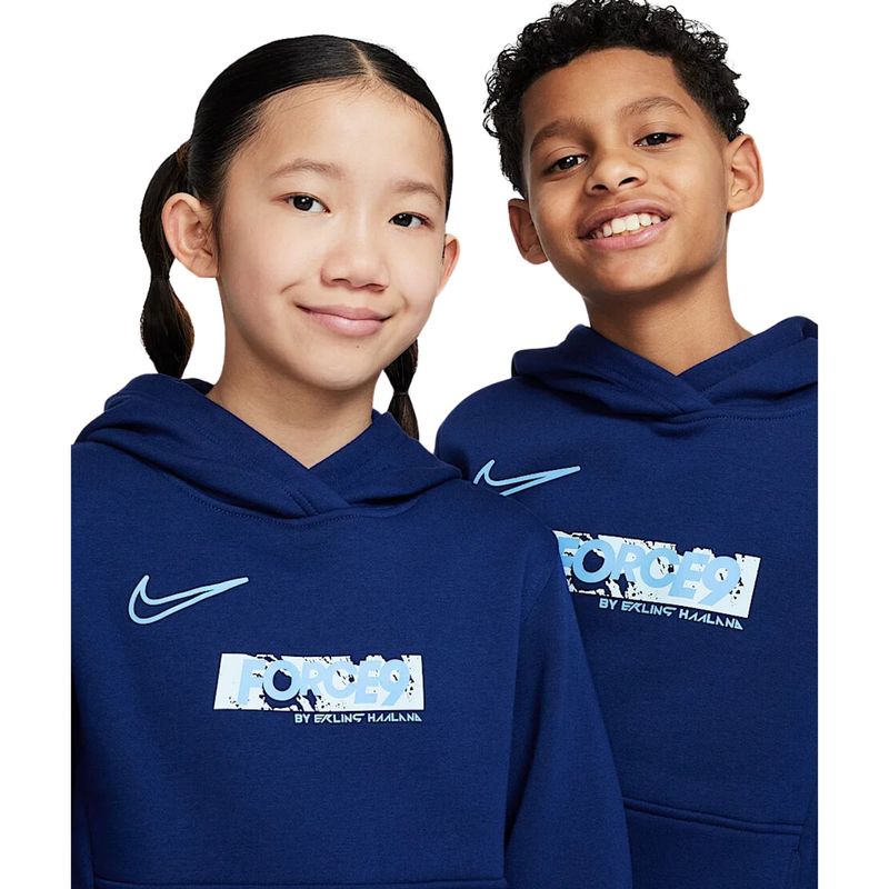 blusao-nike-club-haaland-infantil-azul