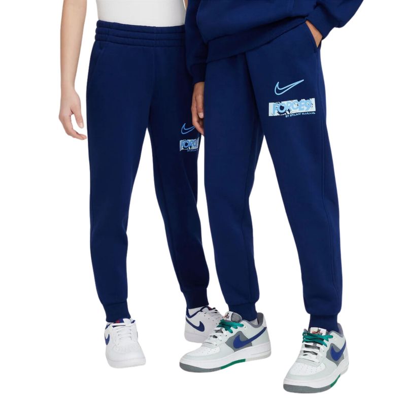 calca-nike-club-haaland-infantil-azul