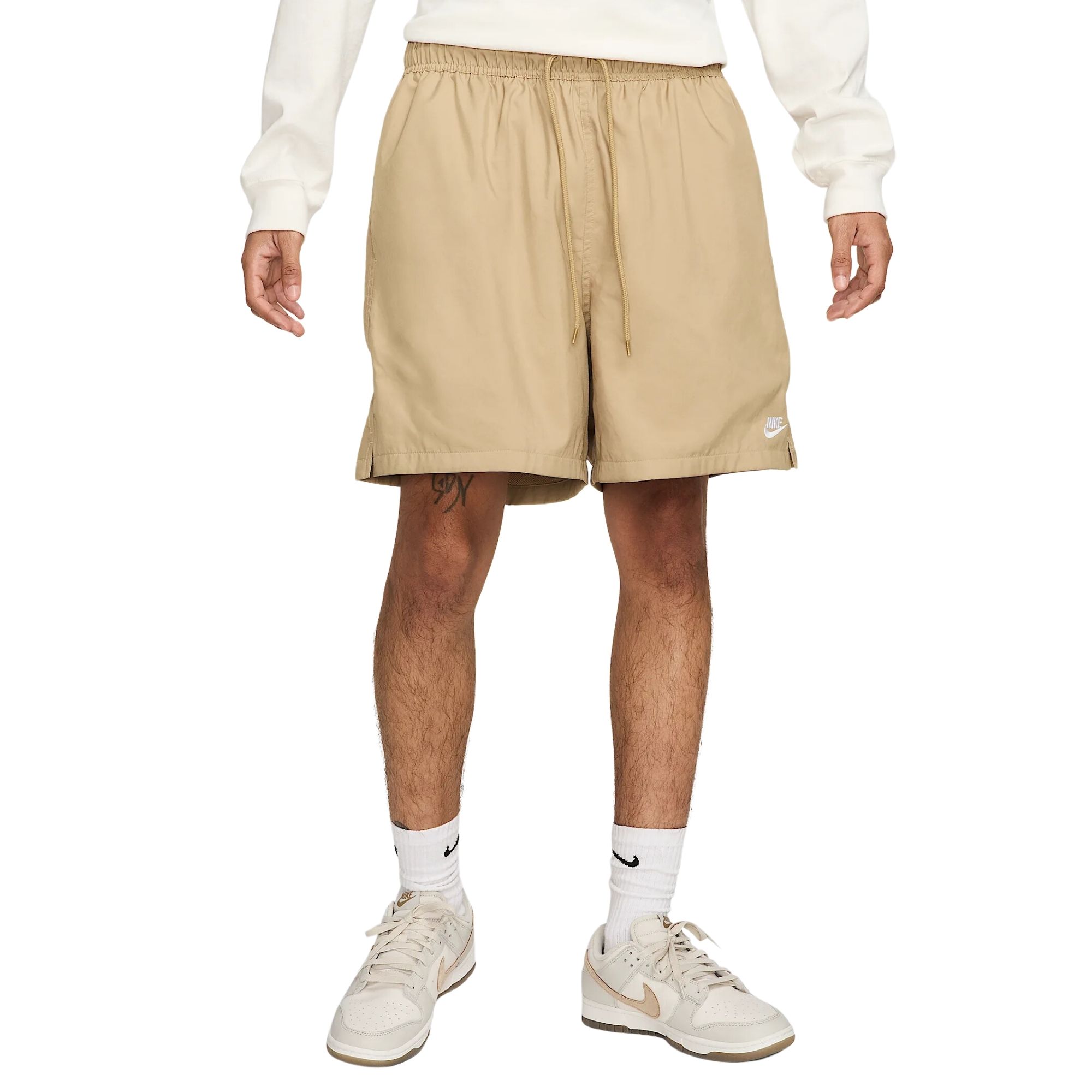 Shorts Nike Club Flow Masculino - Bege