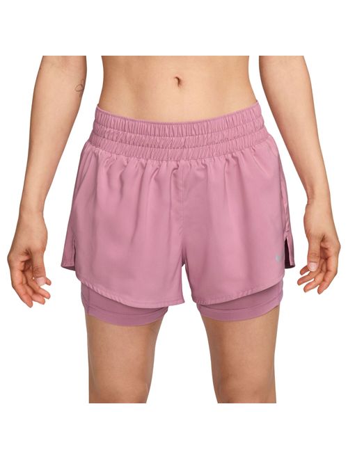 Shorts Nike One Dri-Fit One Mr 3In 2N1 Feminino - Rosa