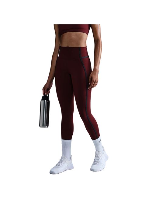 Calça Legging Nike One 7/8 Tight Sport Feminina - Vinho