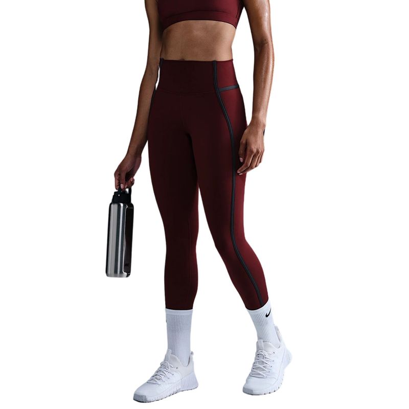calca-legging-nike-one-7-8-tight-sport-feminina-vinho