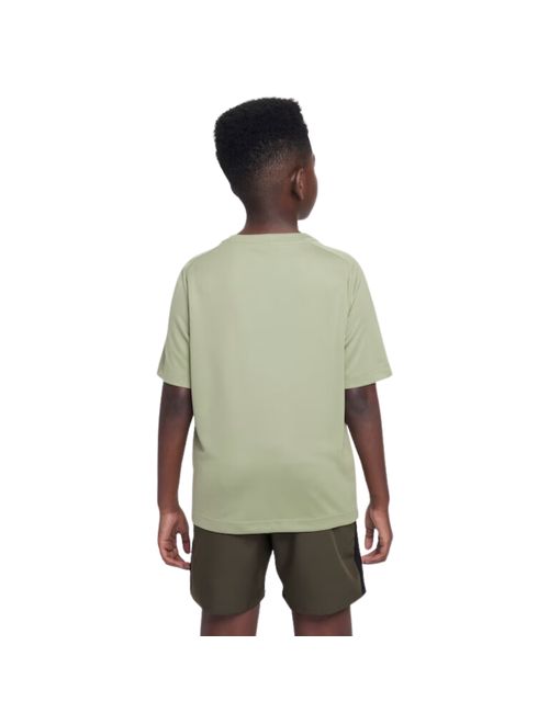 Camiseta Nike Dri-Fit Multi Infantil - Verde Claro
