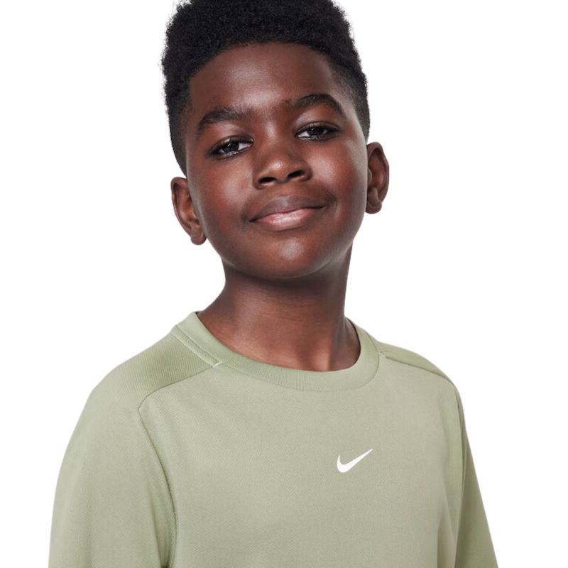 Camiseta-Nike-Dri-Fit-Multi-Infantil---Verde-Claro