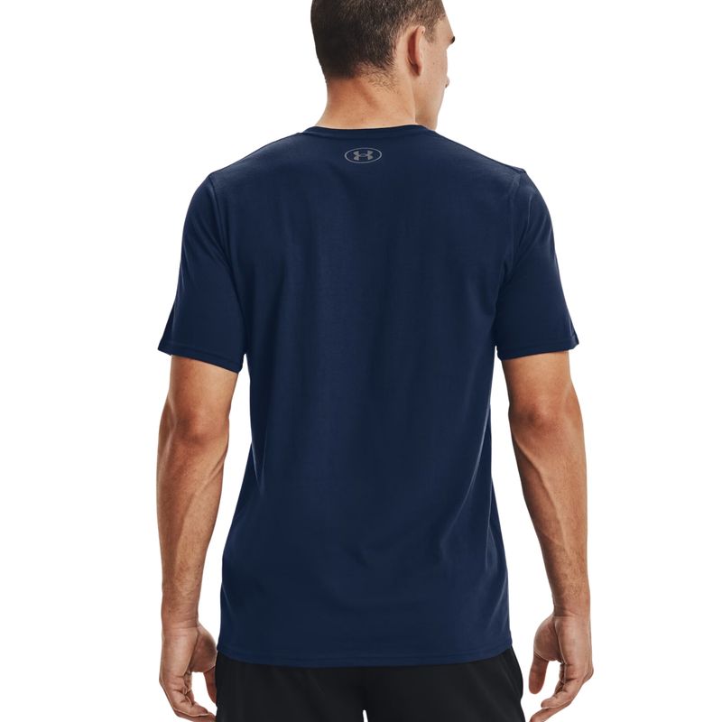 Camiset-Under-Armour-Sportstyle-Left-Chest-Masculina---Azul-Maarinho