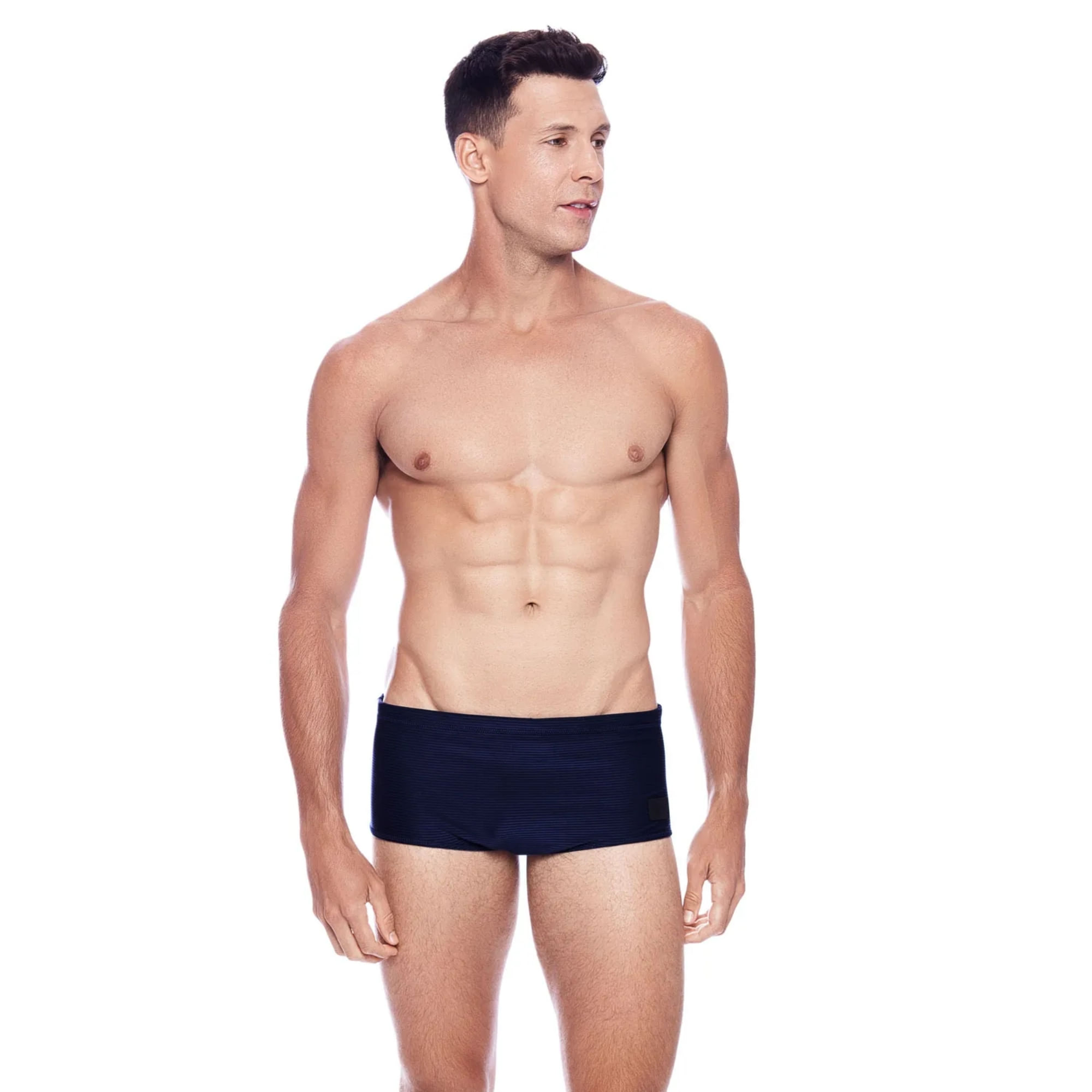 Sunga Tradicional Speedo Canelada Masculina - Azul Marinho