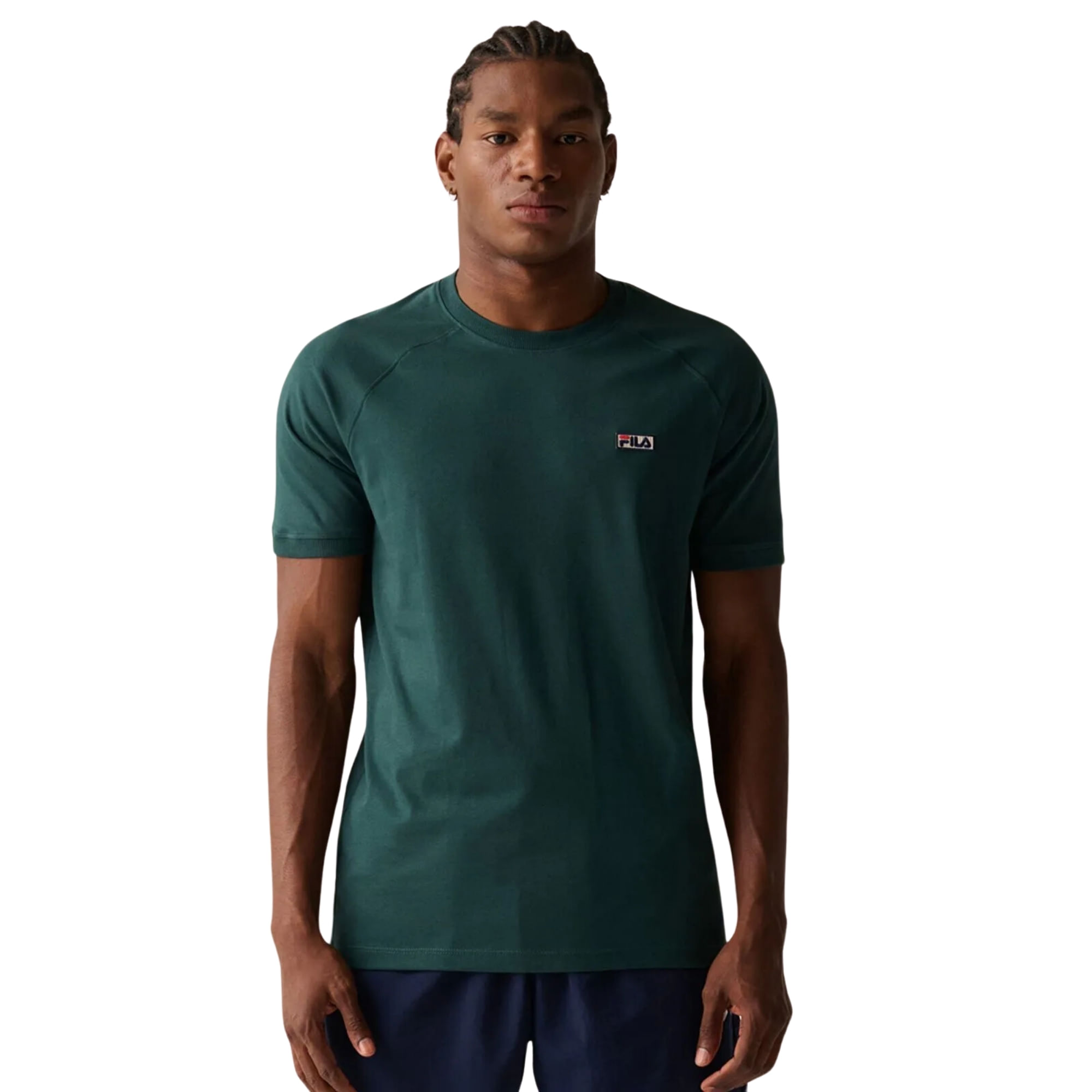 Camiseta Fila Slim Fit II Masculina - Verde Escuro