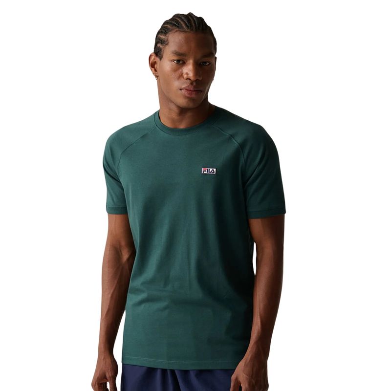 Camiseta-Fila-Slim-Fit-Ii-Masculina---Verde-Escuro