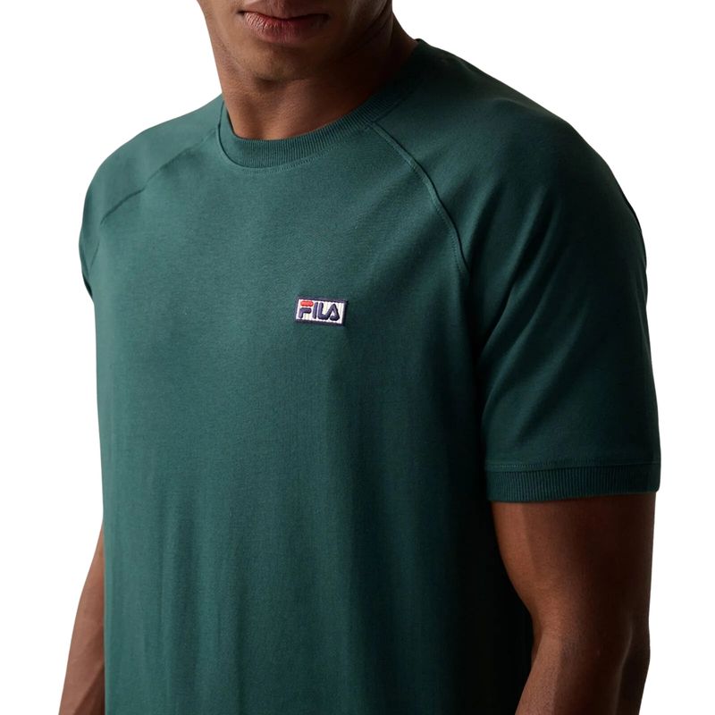 Camiseta-Fila-Slim-Fit-Ii-Masculina---Verde-Escuro