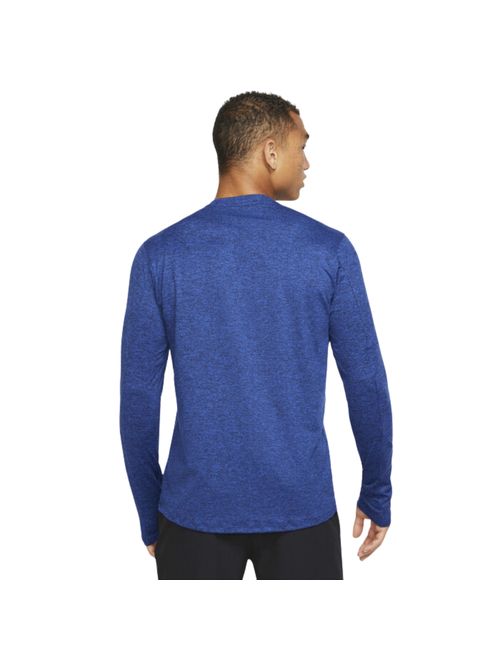Camiseta Manga Longa Nike Element Masculina - Azul