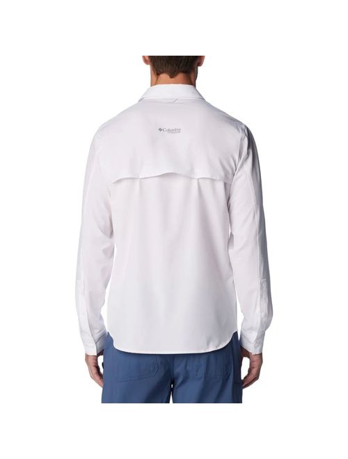 Camisa Manga Longa Columbia Summit Valley Masculina - Branca