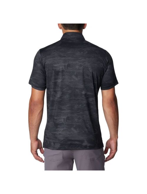 Camisa Polo Columbia Tech Trail Novelty Masculina - Preta